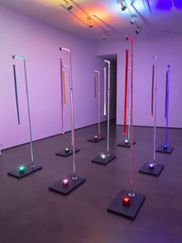 Elisa Metz, Glass Wands, 2024